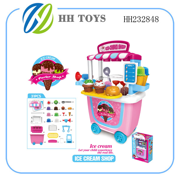 Ice cream bucket car