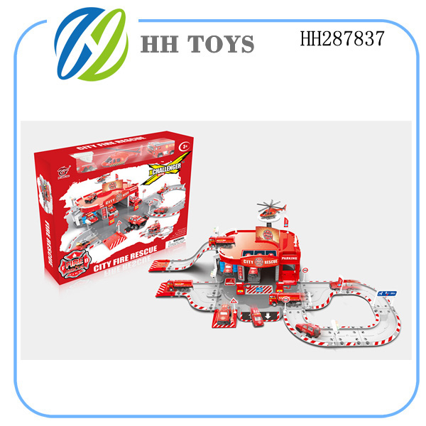 Urban fire station set