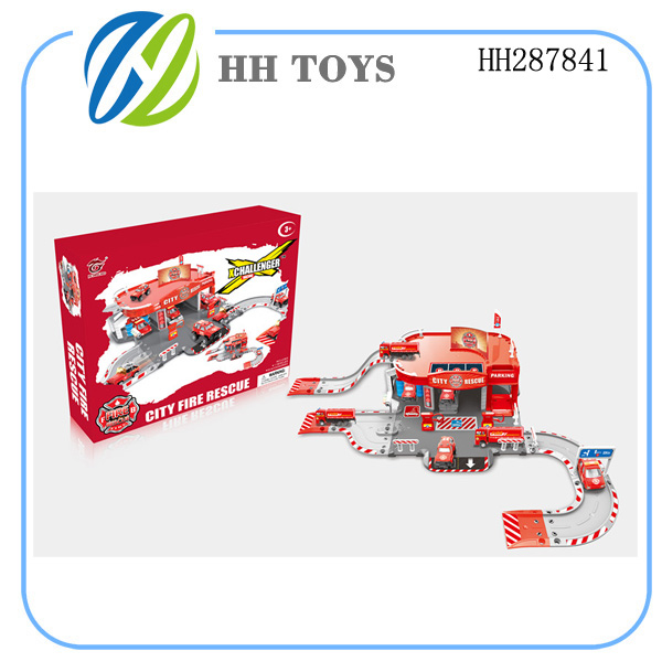 Urban fire station set