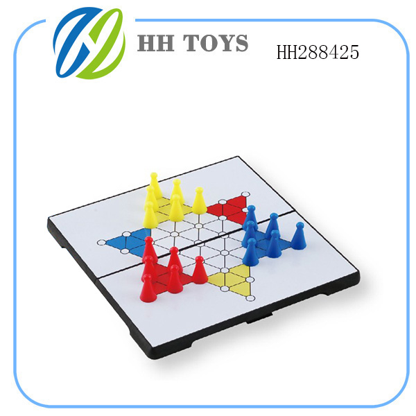 Folded magnetic Chinese checkers