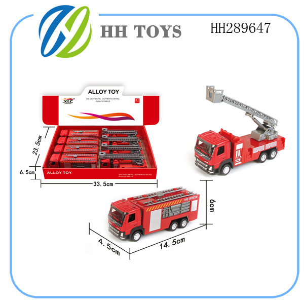 1:50 alloy fire truck