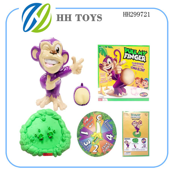 Farting monkey toy