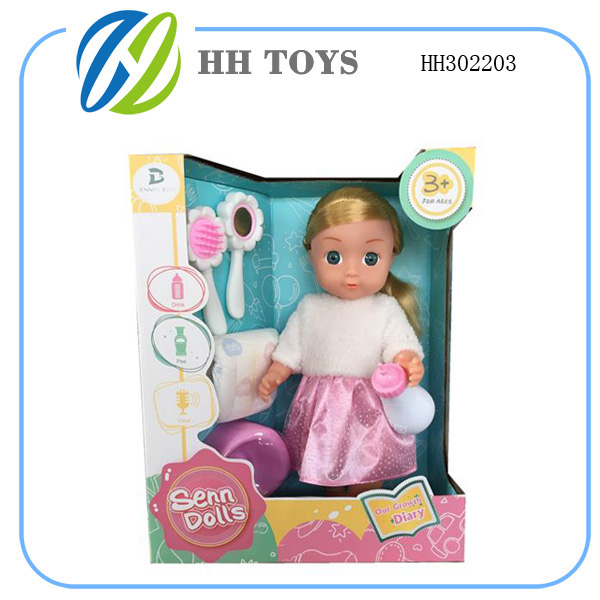 14 inch silicone doll