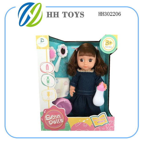 14 inch silicone doll