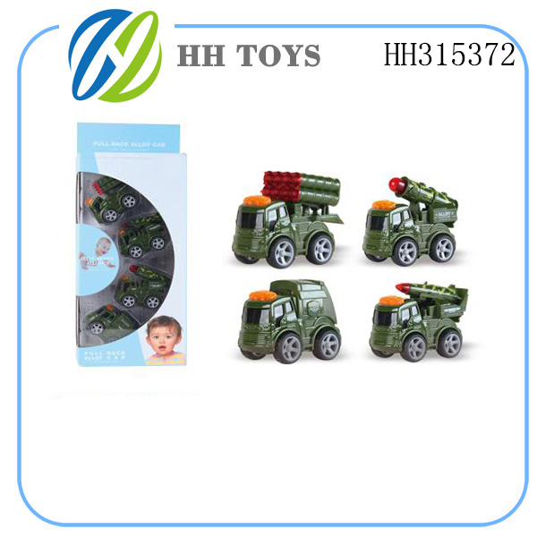 Q alloy Military vehicle 4pcs