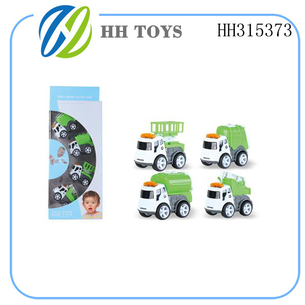 Q alloy Sanitation vehicle 4pcs