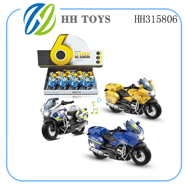 1: 14 alloy recoil BMW motorcycle