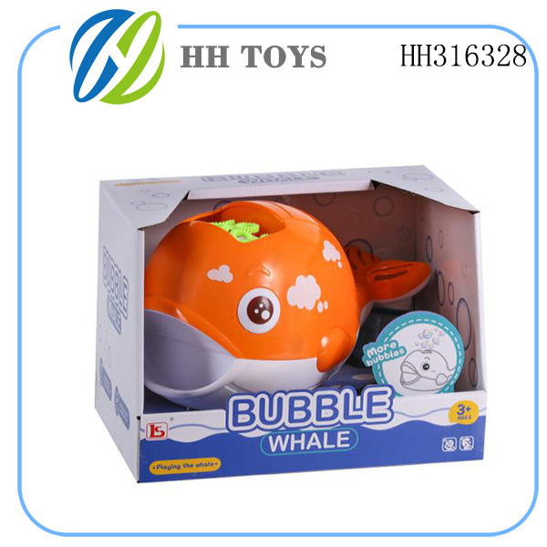 Whale bubble machine