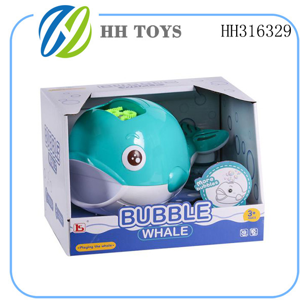 Whale bubble machine