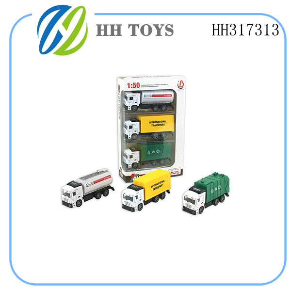 double recoil alloy Sanitation vehicle 3PCS