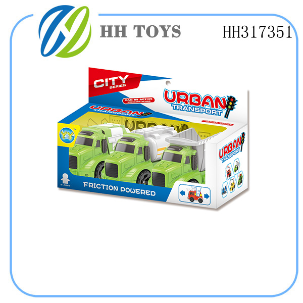 Sanitation truck series  3pcs