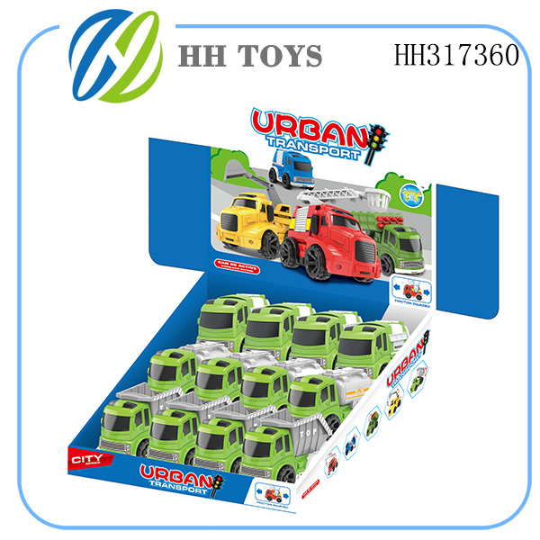 Sanitation truck series  12pcs