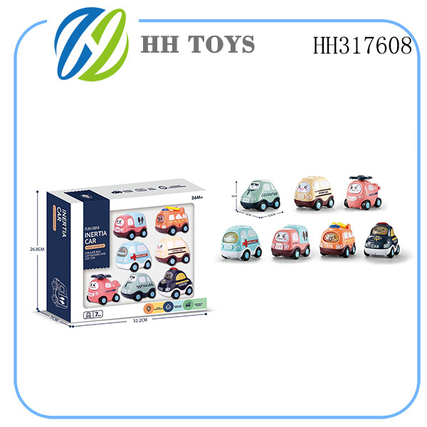 Cartoon inertia CAR 7pcs