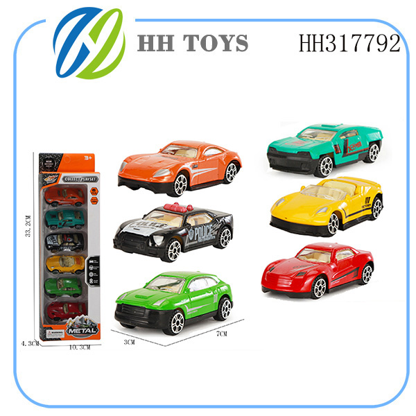 Alloy car 6pcs