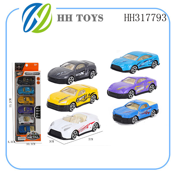 Alloy car 6pcs