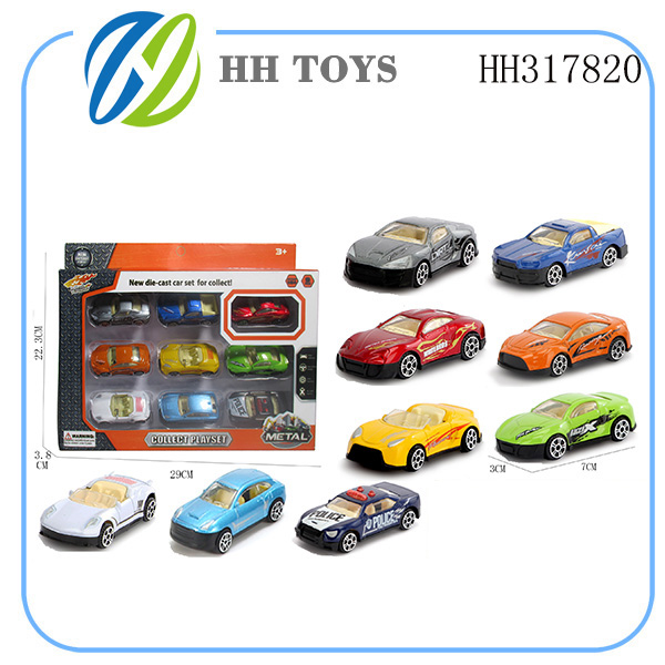 Alloy car 9pcs