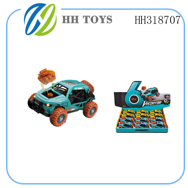 1: 36 Alloy  Pull back Off-road vehicle