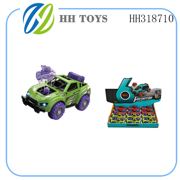 1: 36 Alloy  Pull back Off-road vehicle