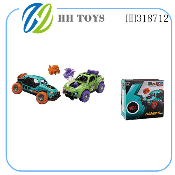 1: 36 Alloy  Pull back Off-road vehicle