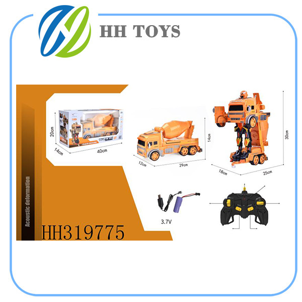 1: 12 voice controlled deformation mixer car