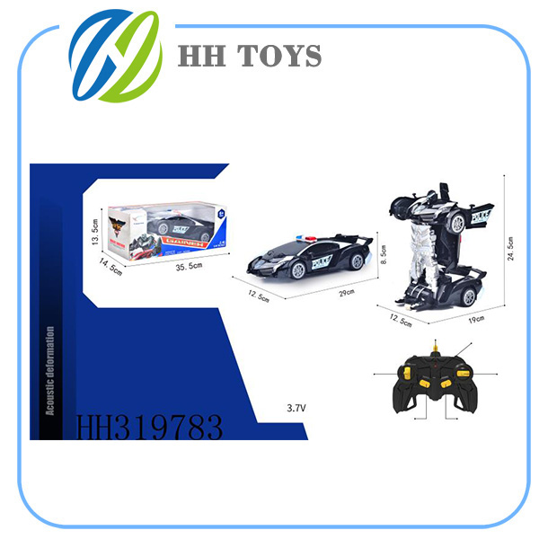 2.4GHZ 1:14 Voice controlled deformation R/C car