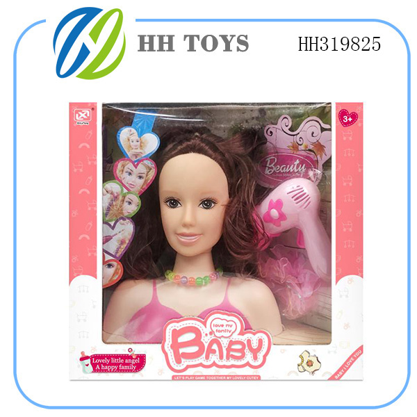 Half length doll head suit