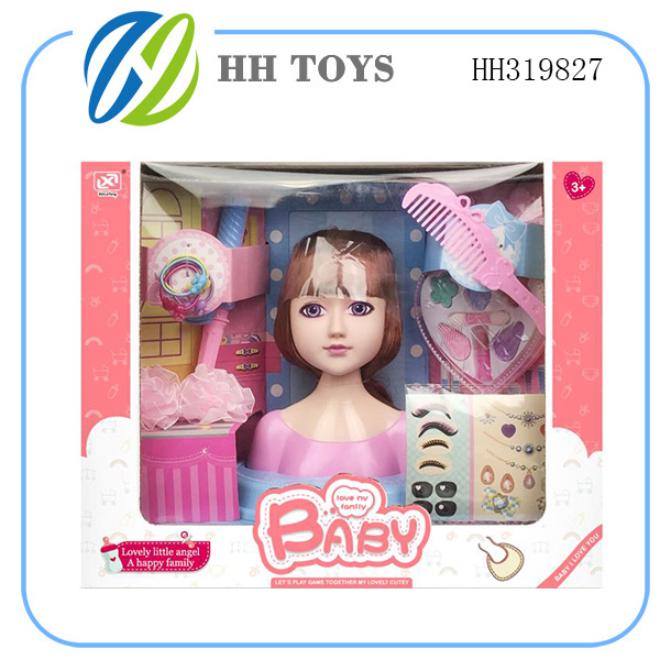 Half length doll head suit