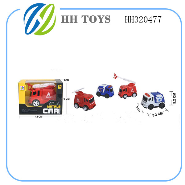 Alloy inertia police / fire truck