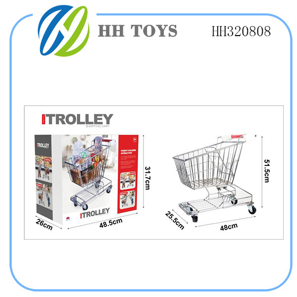 Stainless steel shopping cart