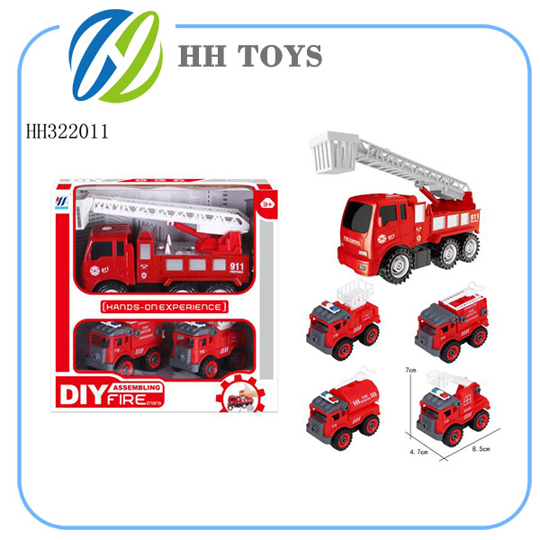 Disassembly fire truck series