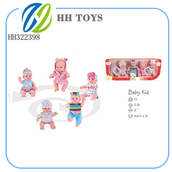 9 inches Doll 5pcs