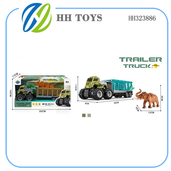 Inertia alloy Trailer with animal