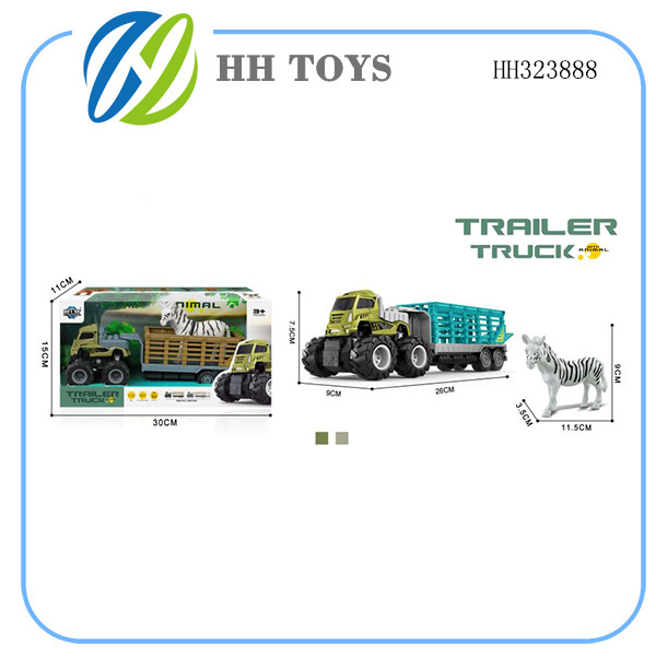 Inertia alloy Trailer with animal