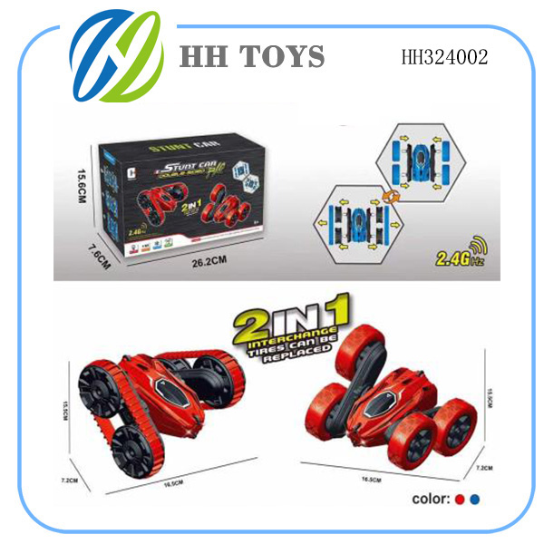 2in1 stunt R/C car