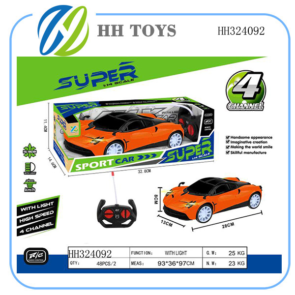 1:14  Four channel R/C car