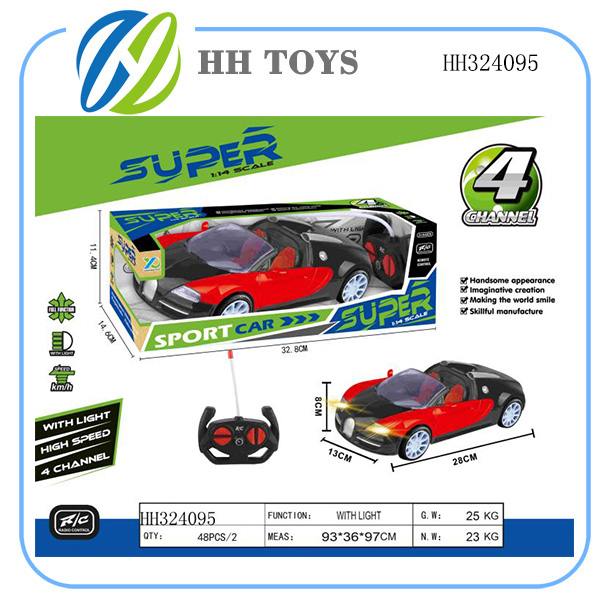 1:14  Four channel R/C car