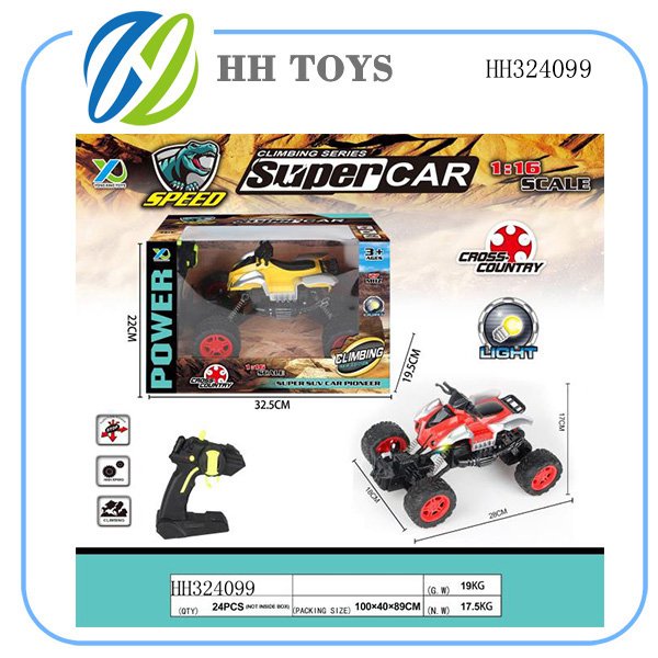 1:16  Four channel R/C car