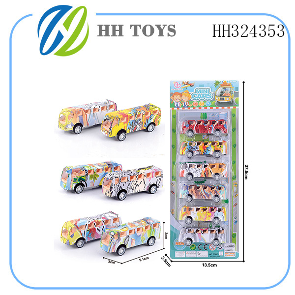 recoil Graffiti Bus 6PCS