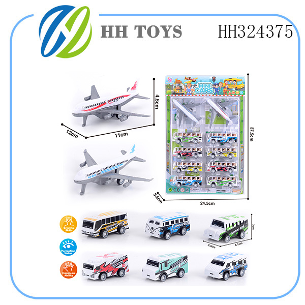 recoil aircraft and bus 10PCS