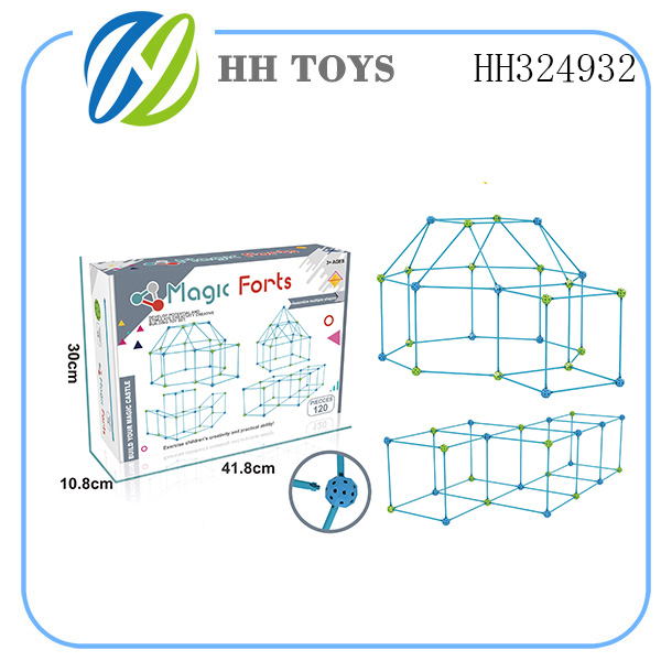 DIY城堡拼搭建筑/益智DIY帐蓬