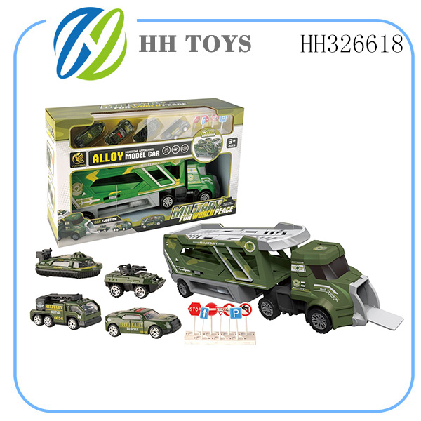 Alloy military truck