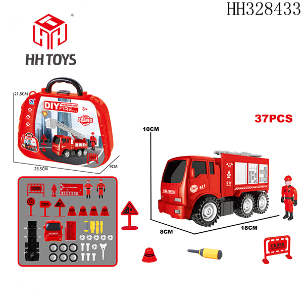 friction diy fire truck