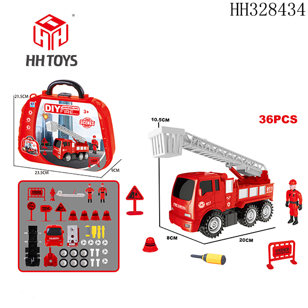 friction diy fire truck