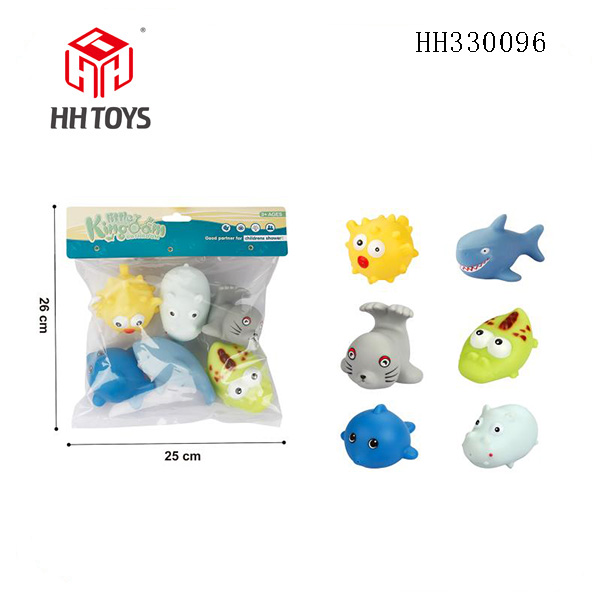 Water jet animal 6pcs