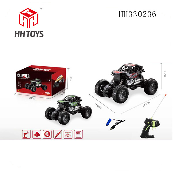 1:18 R/C off-road vehicle