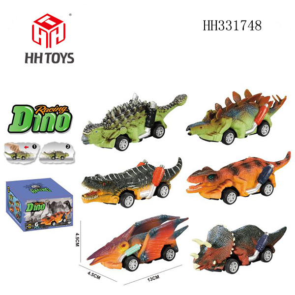 Pull back Dinosaur car