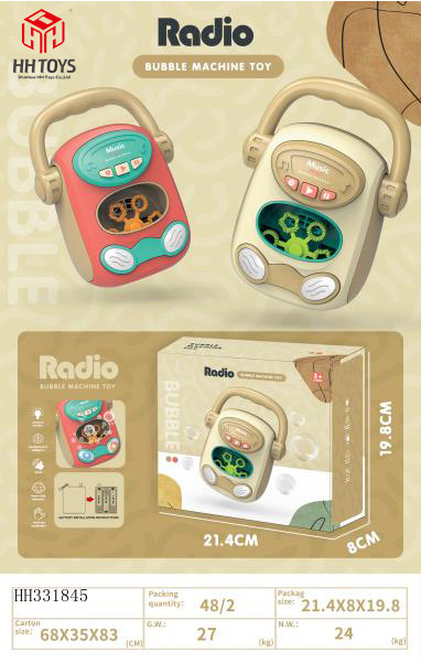 radio bubble machine