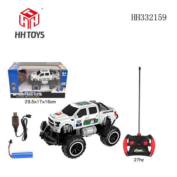 1: 24 4-channel off road R/C vehicle