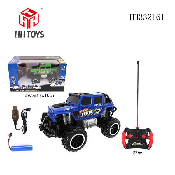 1: 24 4-channel off road R/C vehicle