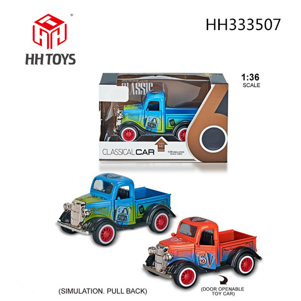 1:36 alloy Pull back Vintage car